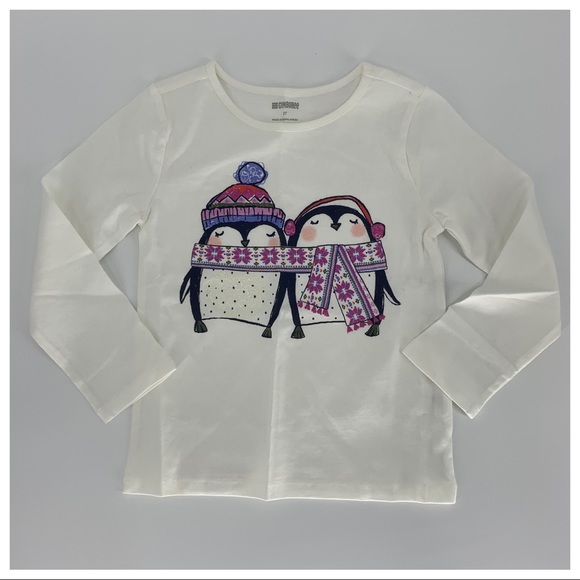 NWT Gymboree Penguin Snowflake Outfit Size 3T - Picture 2 of 6